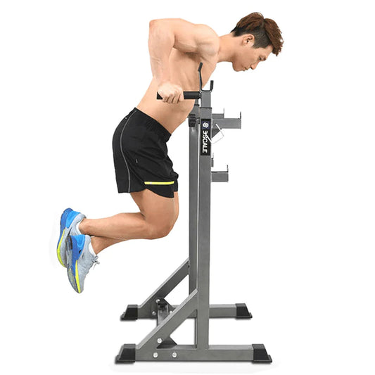 300KG Weight-Bearing Fitness Barbell Rack with Elastic Locking Pull Pin Adjustable Height Non-Slip Home Exercise Fitness Equipment