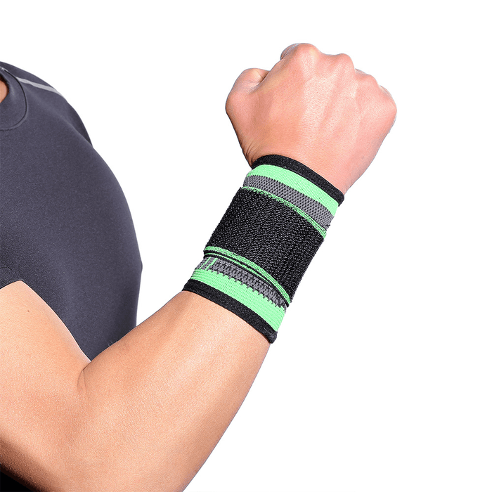 KALOAD 1PC Dacron Adults Wrist Support Outdoor Sports Bracers Bandage Wrap Fitness Protective Gear