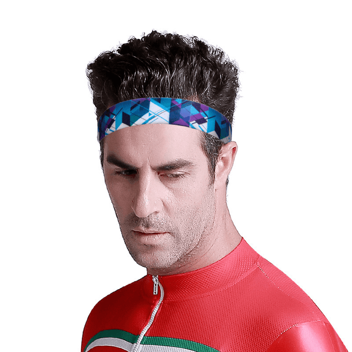 KALOAD Sport Headband Men Women Head Sweat Band Run Yoga Fitness Exercise Silicone Elastic Sweatband Headband