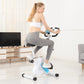 LED Display Fitness Upright Bicycle Folding Indoor Exercise Bike Cardio Trainer for Sport Workout Gym Fitness