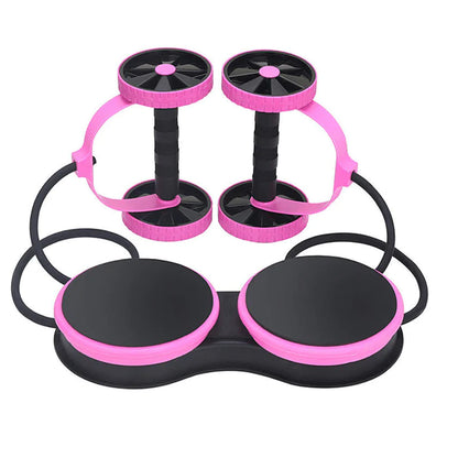 Multi-Function Home Abdominal Wheel Roller Arm Waist Leg Muscle Trainer Fitness Exercise Tools