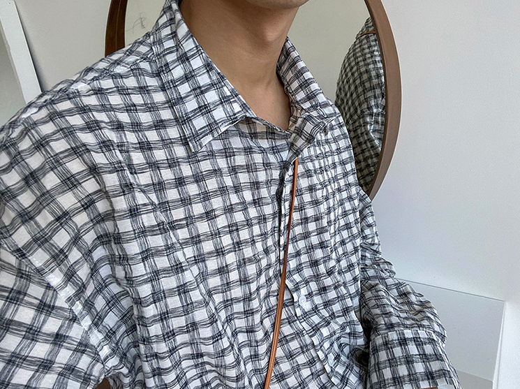 RT No. 2713 PLAID COLLAR SHIRT