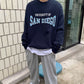 RT No. 5045 BLUE LETTERED SWEATER