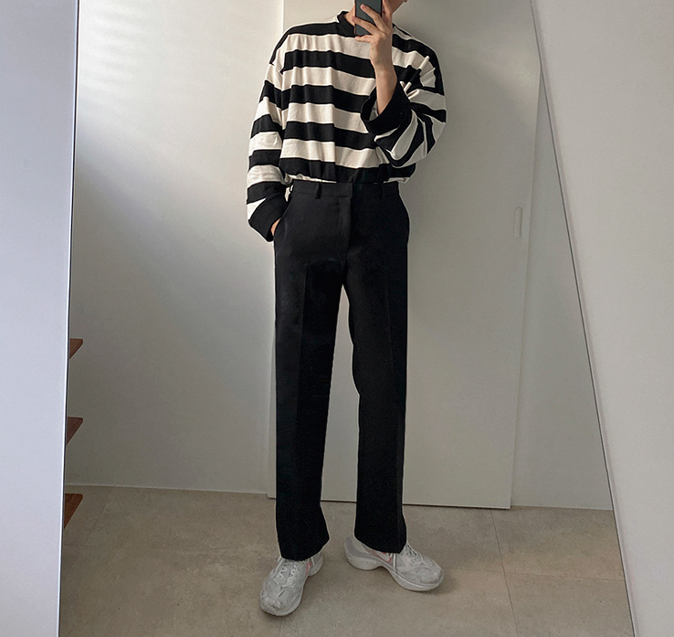 RT No. 2743 STRAIGHT SLIT PANTS