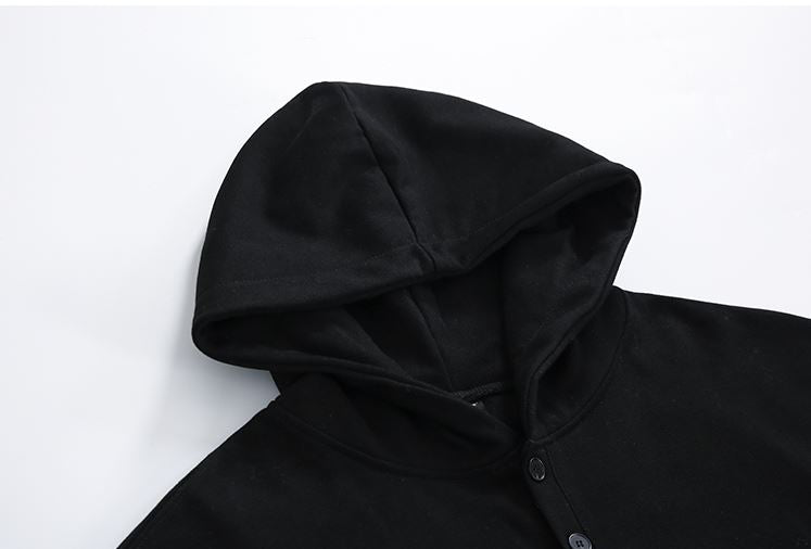 RT No. 4408 BASIC BLACK HOODIE