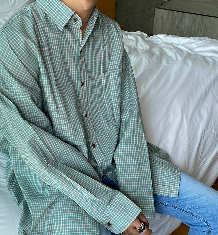 RT No. 4380 PLAID COLLAR SHIRT