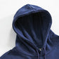 RT No. 5421 DARK BLUE CHICAGO LETTERED HOODIE