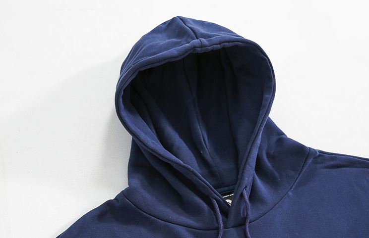 RT No. 5421 DARK BLUE CHICAGO LETTERED HOODIE