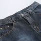 RT No. 1161 SPLIT STRAIGHT DENIM JEANS