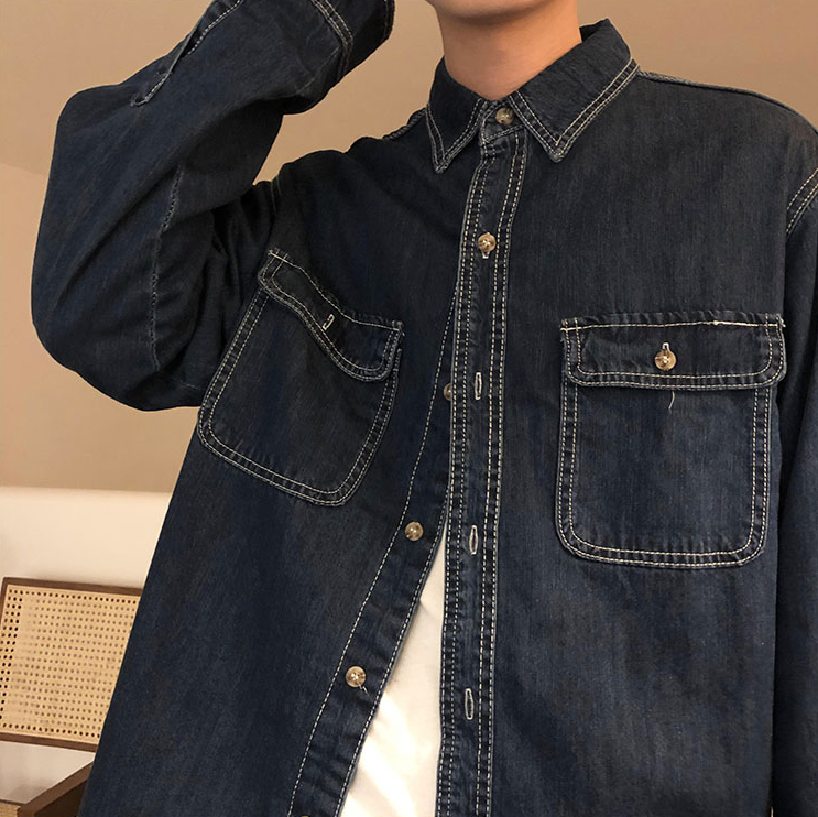 RT No. 2509 BLUE DENIM SHIRT