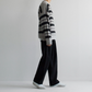 RT No. 3413 STRIPED V-NECK SWEATER