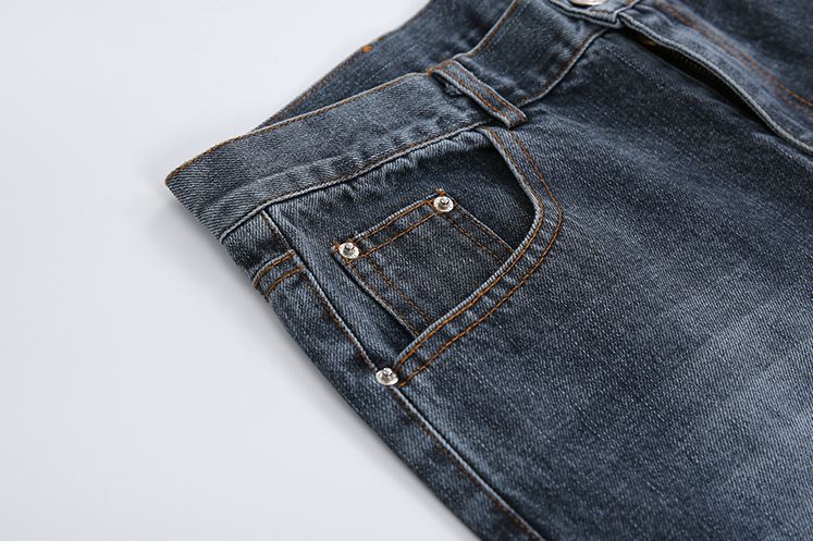 RT No. 1161 SPLIT STRAIGHT DENIM JEANS