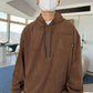 RT No. 5256 CORDUROY DRAWSTRING PULLOVER HOODIE