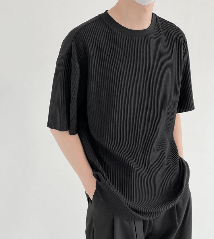 RT No. 5173 PLEATED HALF SLEEVE SHIRT