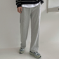 No. 4003 GRAY STRAIGHT WIDE SWEATPANTS