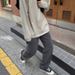 RT No. 2710 STRAIGHT WIDE GRAY PANTS