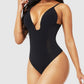 Plunge Shaper Thong Body Suit