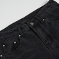 RT No. 3155 WASHED BLACK WIDE STRAIGHT PANTS