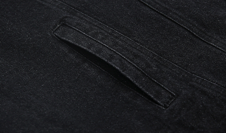 RT No. 1283 BLACK DENIM JK