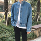 RT No. 1088 CHINESE COLLARED DENIM JK