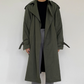 RT No. 3143 BELT COLLAR COAT JK