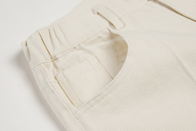 RT No. 3467 DARK CREAM STRAIGHT JEANS