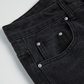 RT No. 3155 WASHED BLACK WIDE STRAIGHT PANTS