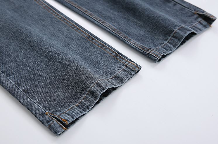 RT No. 1161 SPLIT STRAIGHT DENIM JEANS