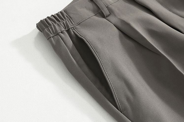 RT No. 5412 DRAPE WIDE STRAIGHT PANTS