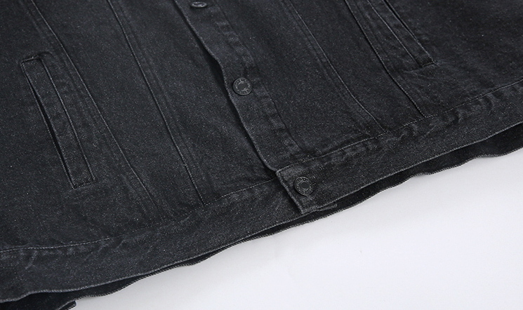 RT No. 1283 BLACK DENIM JK