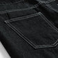 RT No. 4290 NAVY BLUE STRAIGHT WIDE JEANS