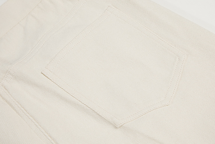 RT No. 3467 DARK CREAM STRAIGHT JEANS