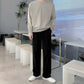 RT No. 5412 DRAPE WIDE STRAIGHT PANTS