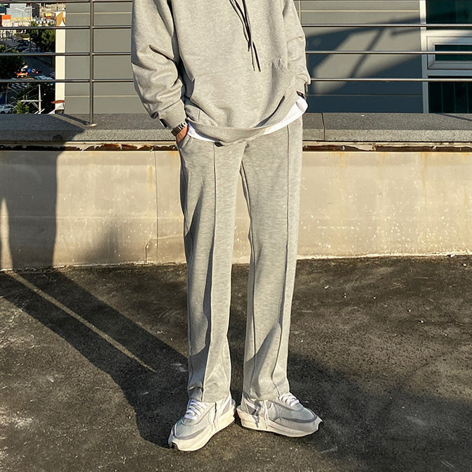 RT No. 3141 GRAY HOODIE & SWEATPANTS (TOP & BOTTOM)