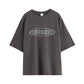 RT No. 5196 HEAVY OVERSIZE LETTERED HALF SLEEVE SHIRT