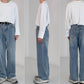 RT No. 5080 LIGHT BLUE WIDE STRAIGHT JEANS