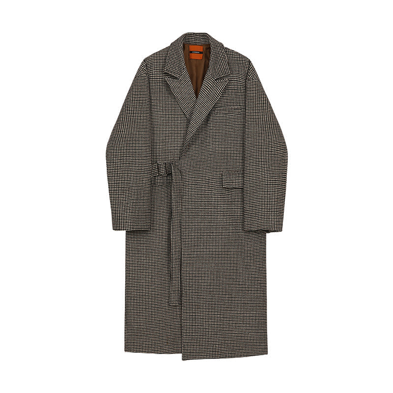 RT No. 1262 CHECKERED WOOLEN COAT