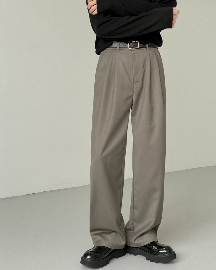 RT No. 5127 DRAPE STRAIGHT PANTS