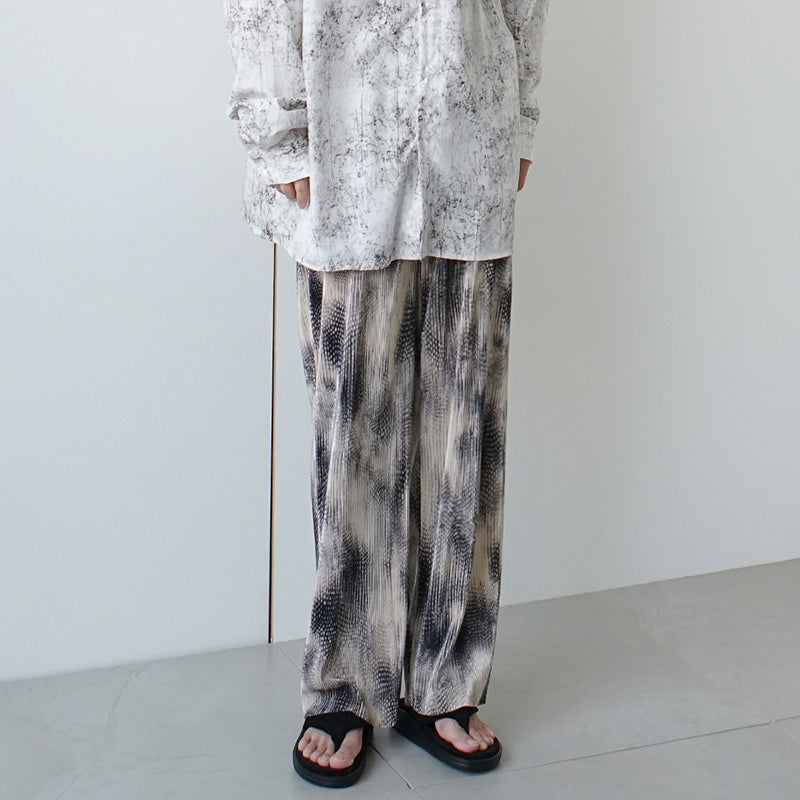 RT No. 1709 THIN FOLDED WIDE PANTS