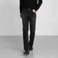 RT No. 3155 WASHED BLACK WIDE STRAIGHT PANTS