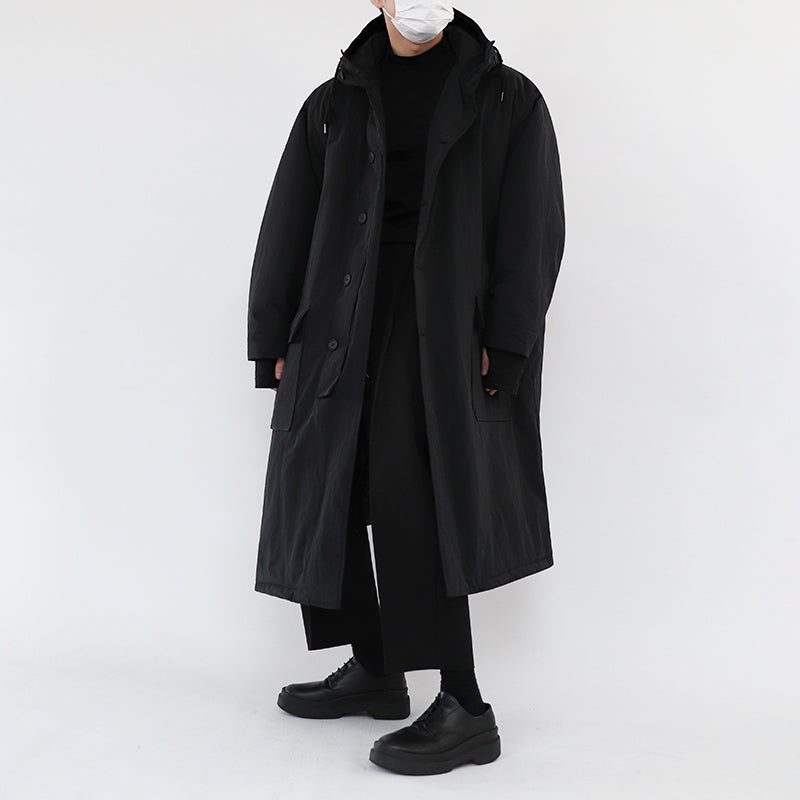 No. 3565 BLACK LONG HOODED JK