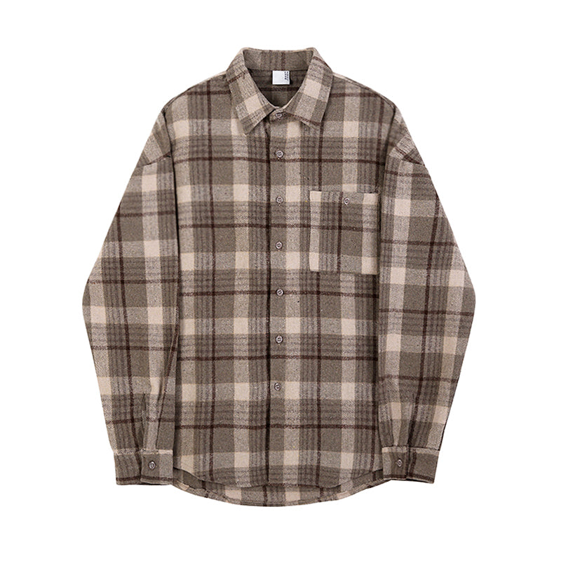 RT No. 2811 WOOLEN PLAID SHIRT