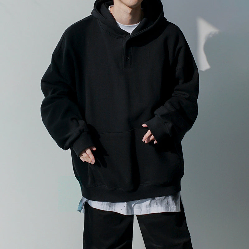 RT No. 4408 BASIC BLACK HOODIE