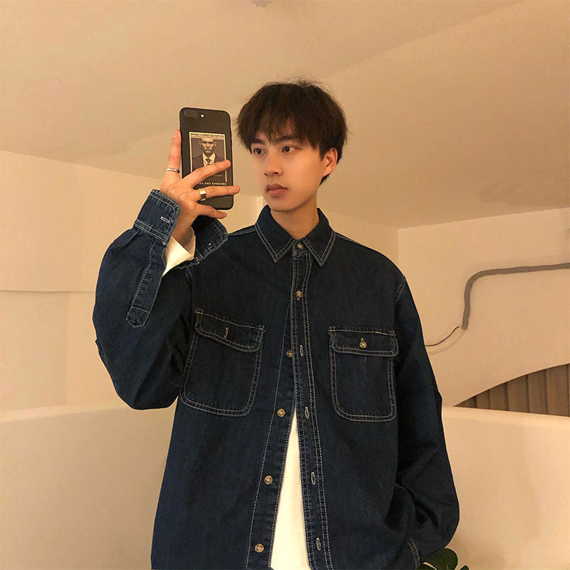 RT No. 2509 BLUE DENIM SHIRT