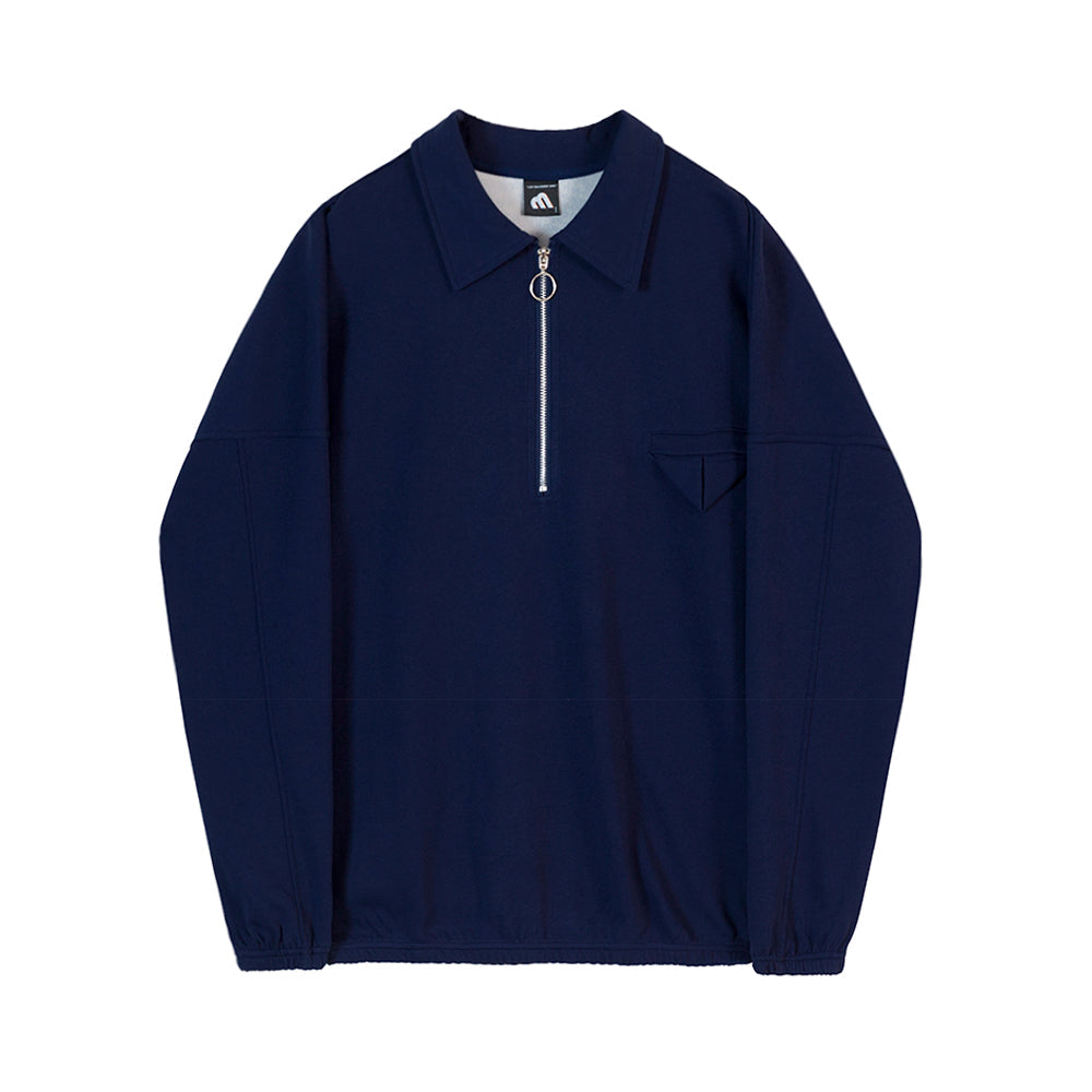 RT No. 4215 HALF ZIP-UP COLLAR SWEATER JK