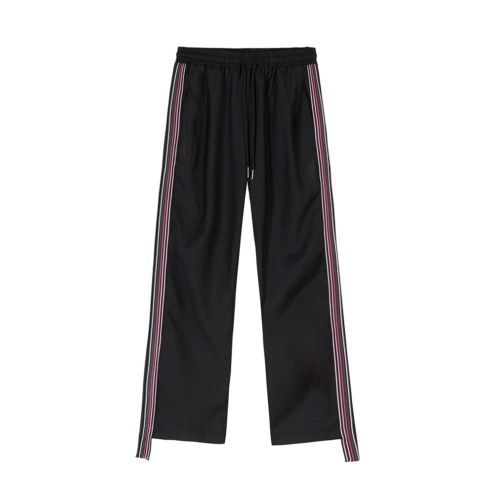 RT No. 4196 STRIPED STRAIGHT WIDE PANTS