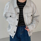 RT No. 5174 LIGHT GRAY STITCHED DENIM JK