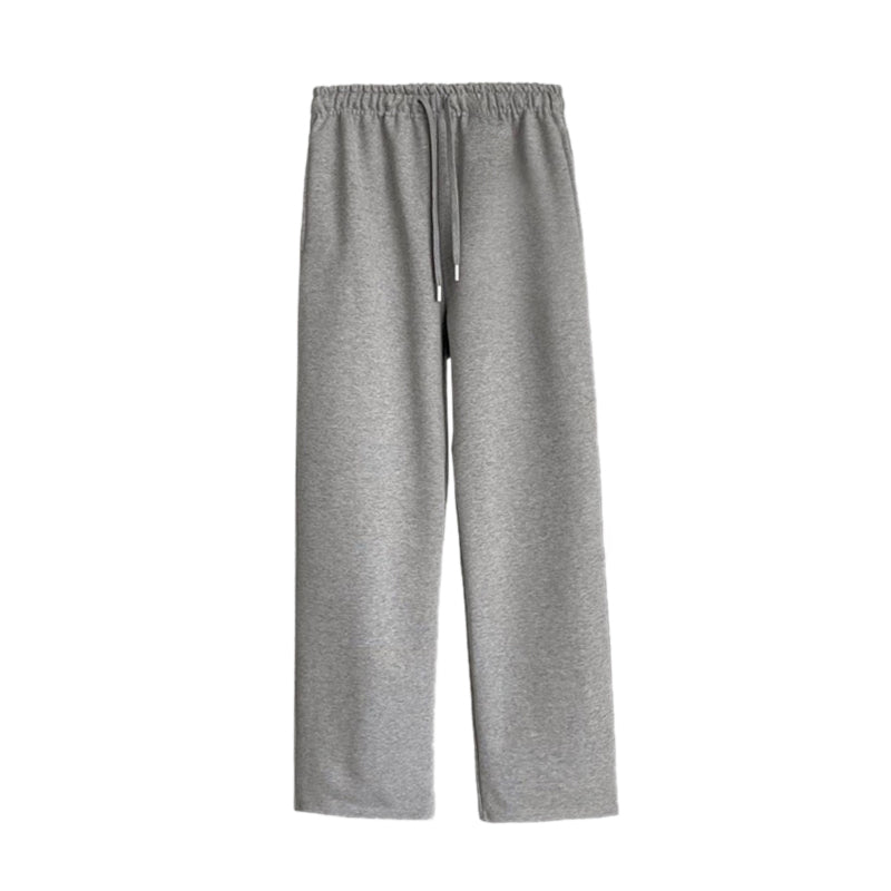 RT No. 5355 GRAY STRAIGHT WIDE SWEAT PANTS