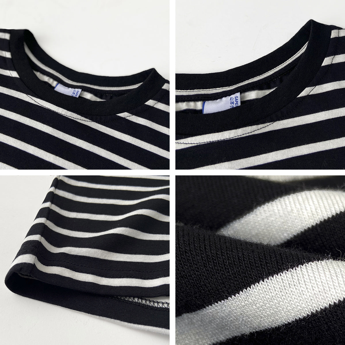 RT No. 4445 STRIPED HALF SLEEVE SHIRT