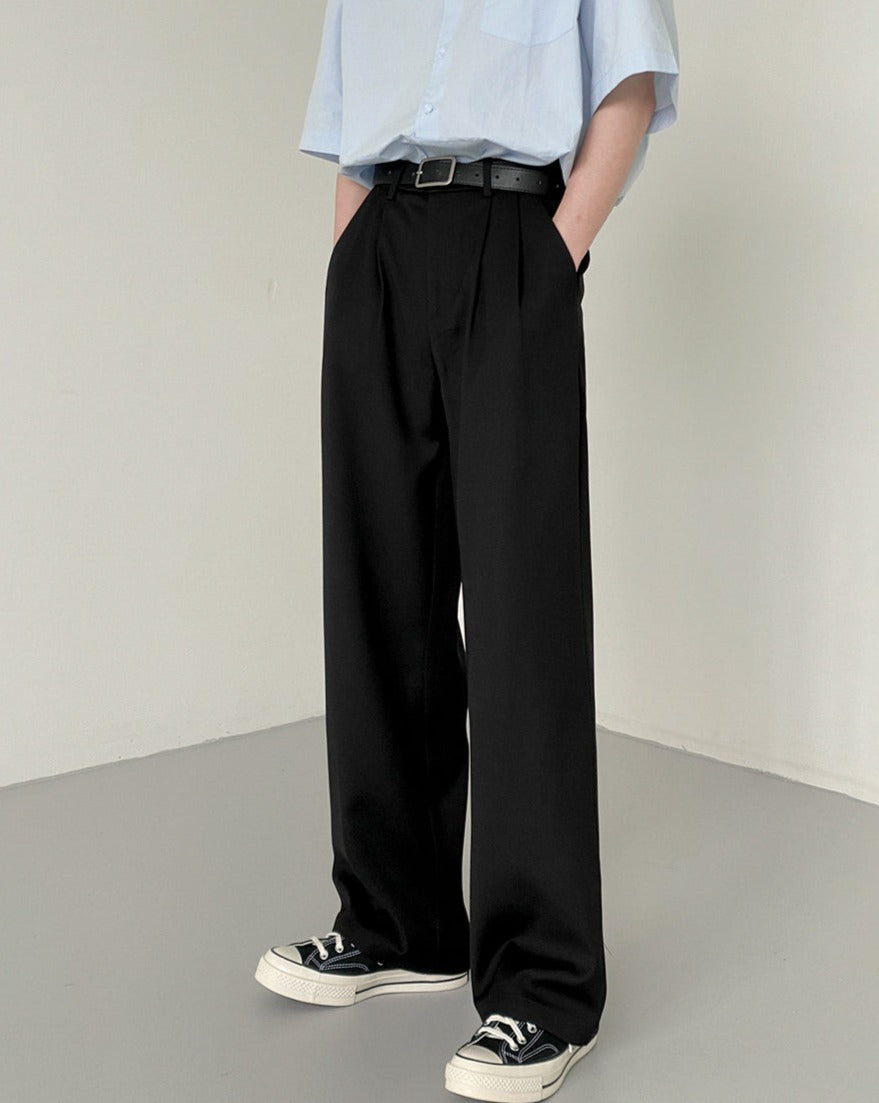 RT No. 5127 DRAPE STRAIGHT PANTS